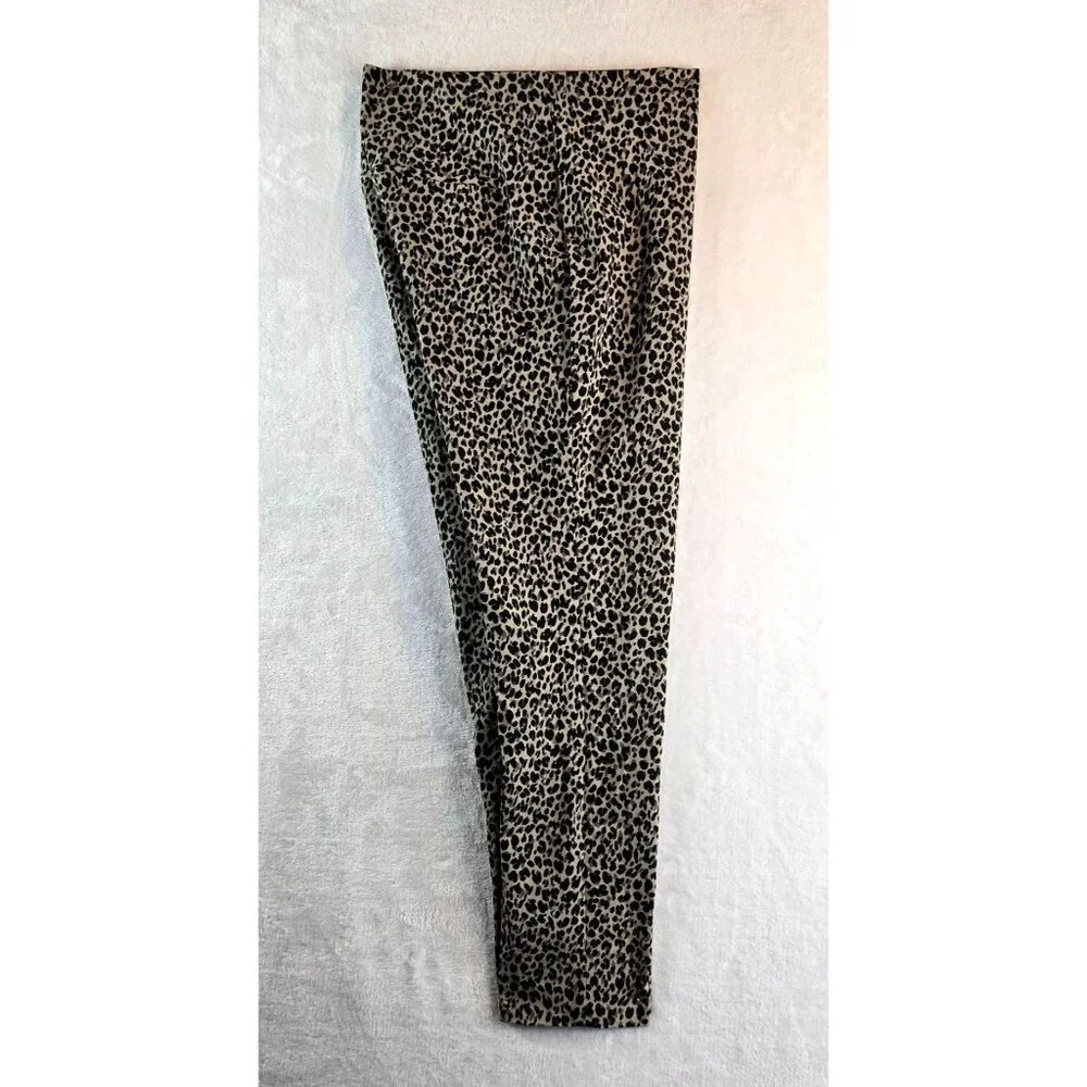Leopard Print Ankle Pant Skinny Stretch Sz 12 A New Day Cheata High Rise Sexy - Picture 4 of 14